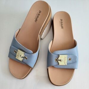 Dr. Scholl's Women's Light Blue Mules